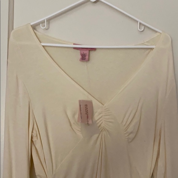 2 for $15 NWT bandolino cream long sleeve size: L - Picture 2 of 8